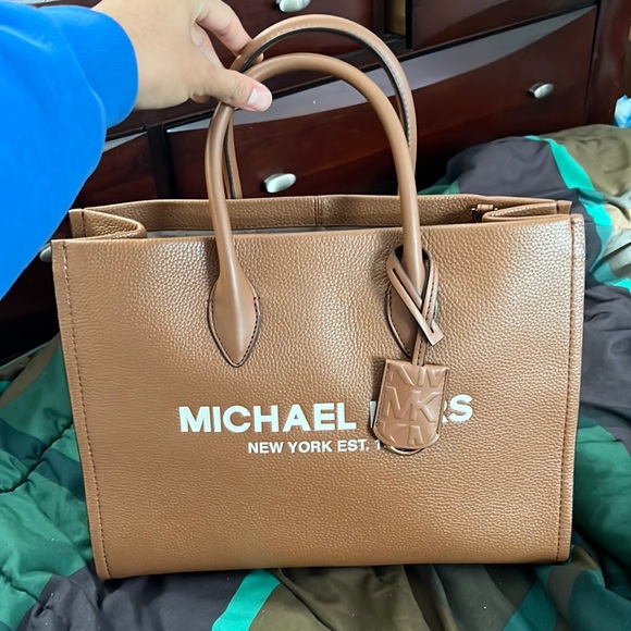 Michael Kors top handle satchel bag